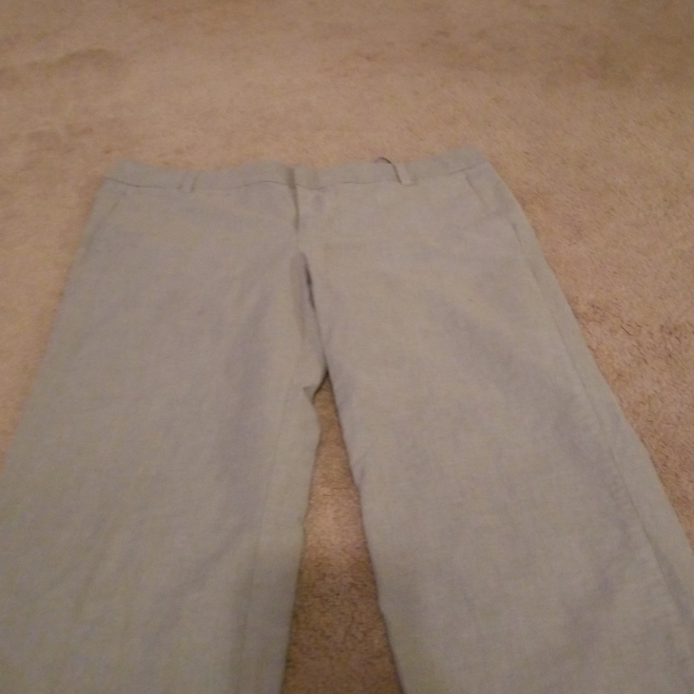 Gray dress capri pants from the gap